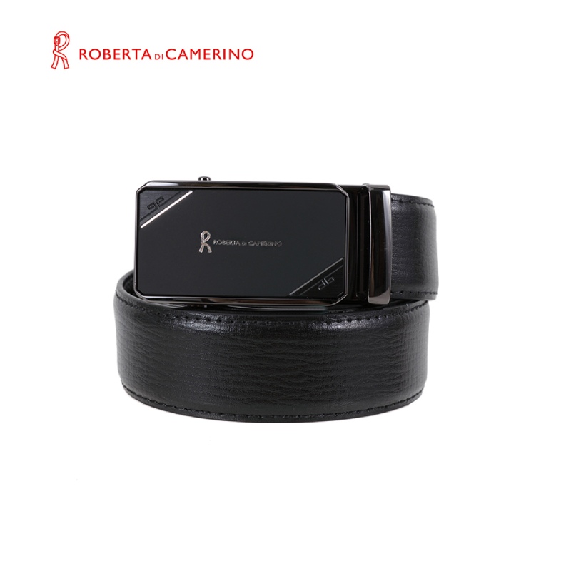 【Roberta di Camerino】頭層牛皮 - PALM 自動扣皮帶 - 5(050R-C05-01 5)✿30B001